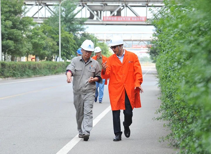 集团党委委员、、副总司理缪和星一行赴先锋化工开展三季度暨国庆节前清静检查