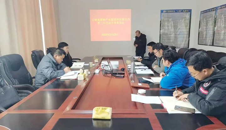 云煤（鸿运国际）集团督导调研组到罗平东城公司督导调研