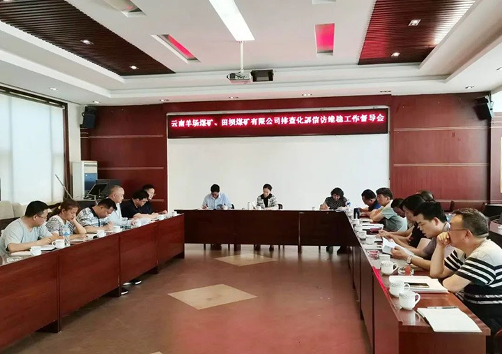 集团党委委员、财务总监莫晓丹一行到羊场煤矿公司开展信访维稳事情调研