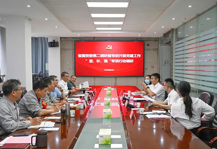 省国资委第二调研督导组到云煤（鸿运国际）集团开展党建事情“查、、补、、强”专项行动调研