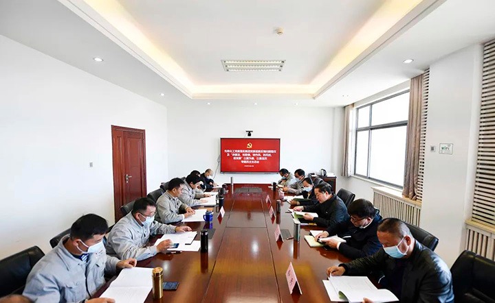 集团党委委员、、纪委书记、、监察专员覃崇辉到先锋化工指导专题民主生涯会