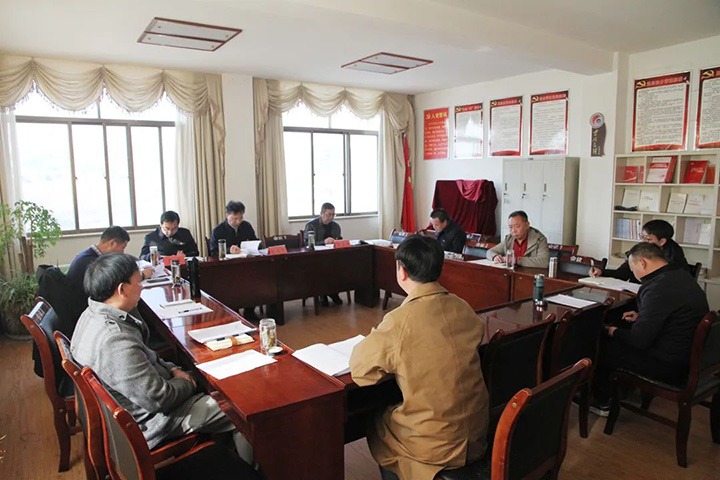 云煤（鸿运国际）集团指导组一行到后所煤矿公司指导年度民主生涯会