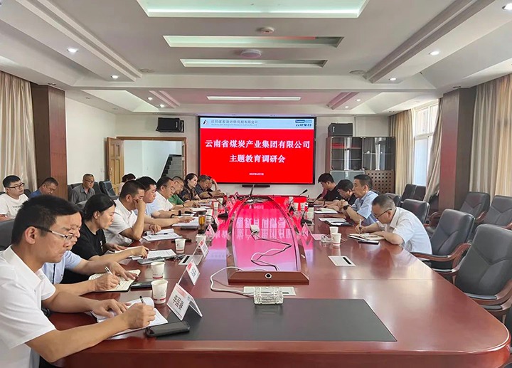 【主题教育】云煤（鸿运国际）集团党委副书记、、、工会主席王鑫一行到昆明煤炭设计研究院开展主题教育调研