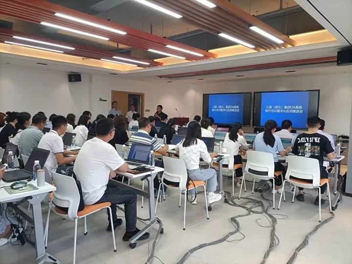 【聚焦云煤】云煤（鸿运国际）集团举行OA系统操作培训暨深化应用推进会