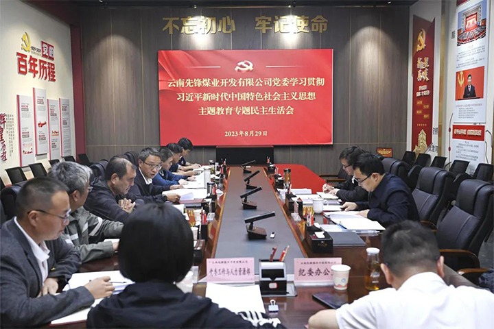 【主题教育】先锋煤业公司、镇雄煤业公司、威信煤炭公司召开主题教育专题民主生涯会