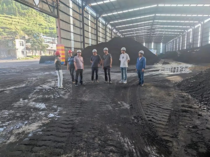 【下层调研】云煤（鸿运国际）集团、、湘闽缘公司调研组到羊场煤矿开展调研