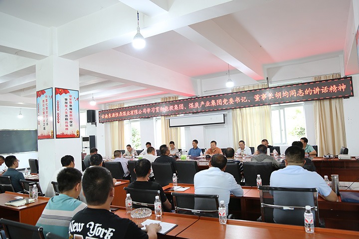 东源恒鼎公司学习贯彻集团党委书记、董事长胡均在年中事情会上的讲话精神