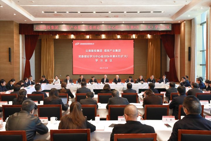 能投集团、、煤炭工业集团党委开展理论学习中心组学习