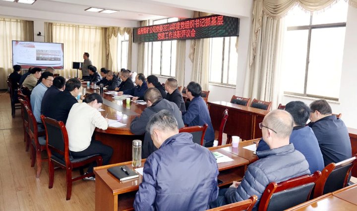 以“述”亮绩，，，以“评”促干│后所煤矿公司党委召开2024年度党组织书记抓下层党建事情述职评议审核会