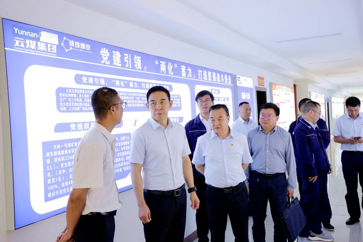 党建引领筑基本、清静生产生长——集团党委副书记王鑫深入镇雄煤业公司开展党建融入清静生产专题调研