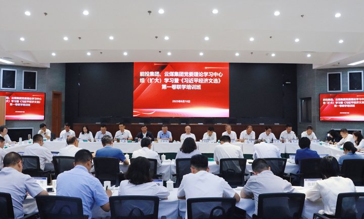 能投集团、、云煤集团举行党委理论学习中心组学习暨《习近平经济文选》第一卷联学培训班